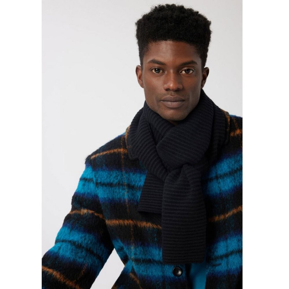 Good Man Brand Ottoman Rib Wool &  Cashmere  Scarf